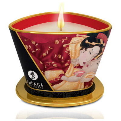Bougie Naturelle Massage FRAISE