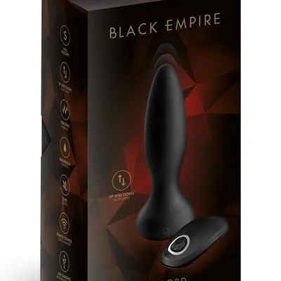 Plug anal black empire va-et-vient télécommandé My Lord