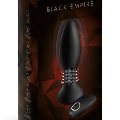 Plug anal à billes rotatives black empire télécommandé My King