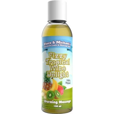 huile de massage comestible et chauffante vince et michel's 150ml fruits exotiques